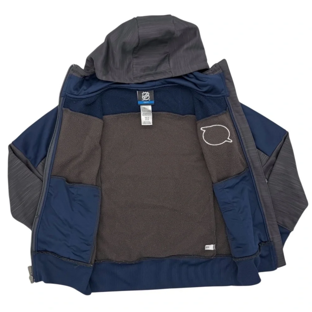 Youth NHL TAMPA BAY LIGHTNING athletic full zip hooded jacket hockey Small 8